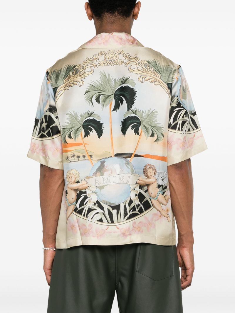 Neutral Cherub Silk Shirt