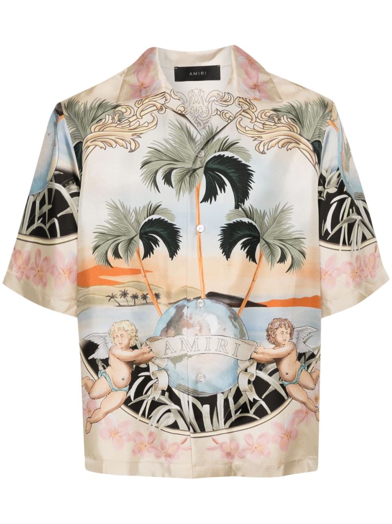 Neutral Cherub Silk Shirt