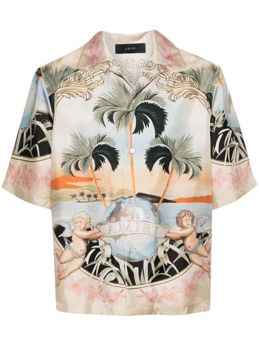Neutral Cherub Silk Shirt