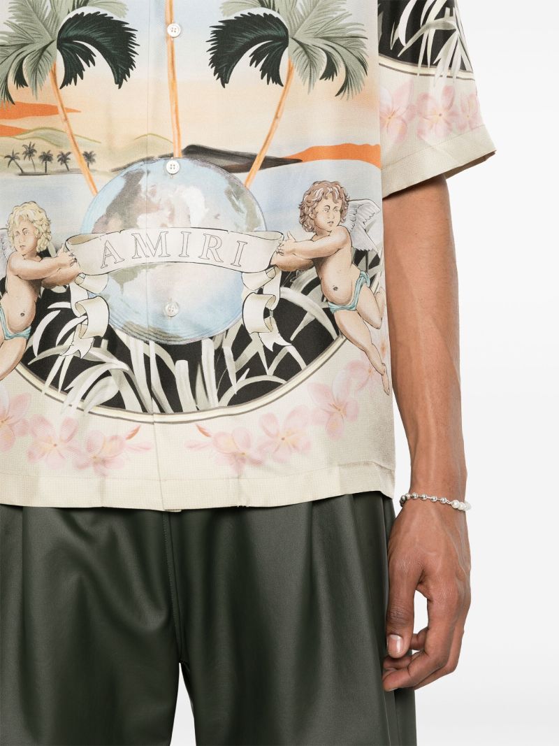 Neutral Cherub Silk Shirt
