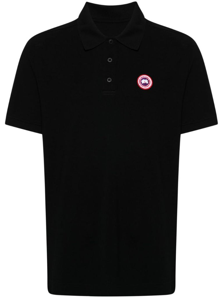 Black Beckley Cotton Polo Shirt