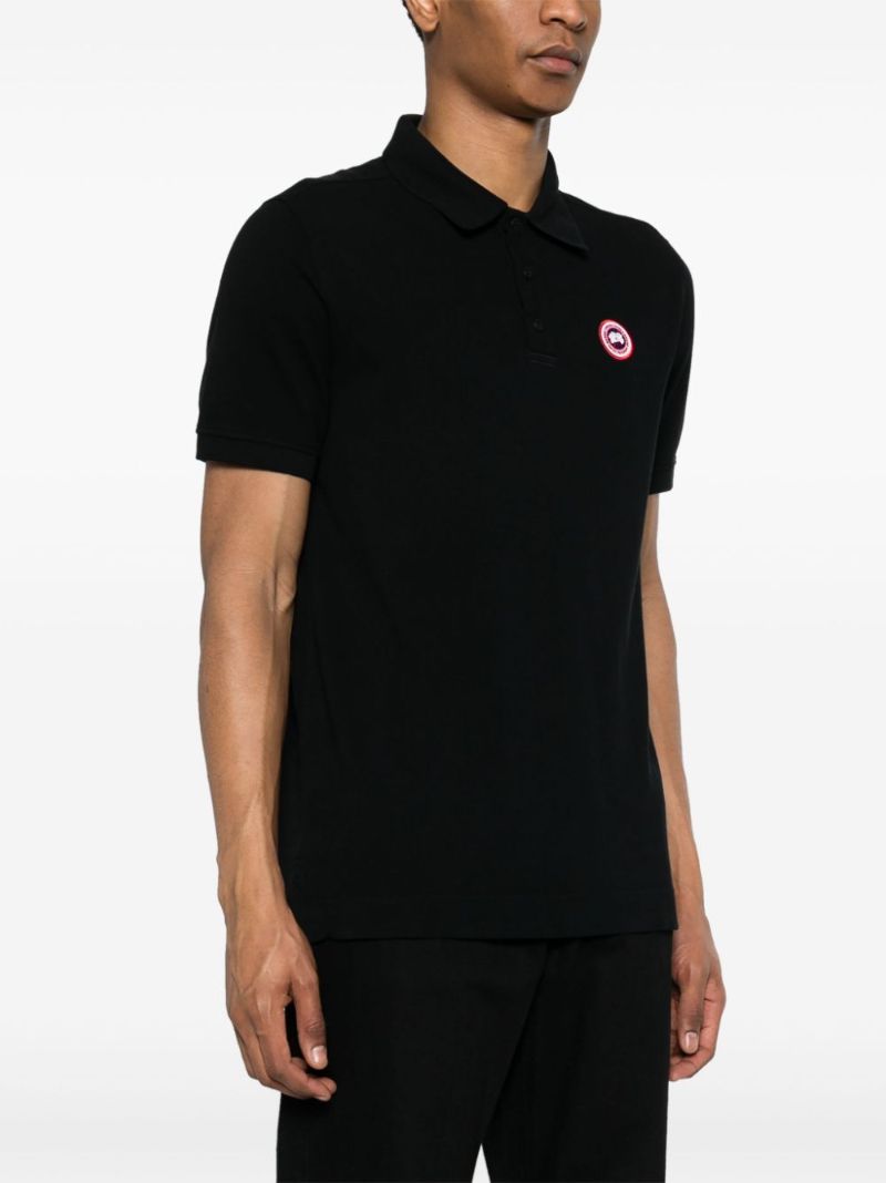 Black Beckley Cotton Polo Shirt