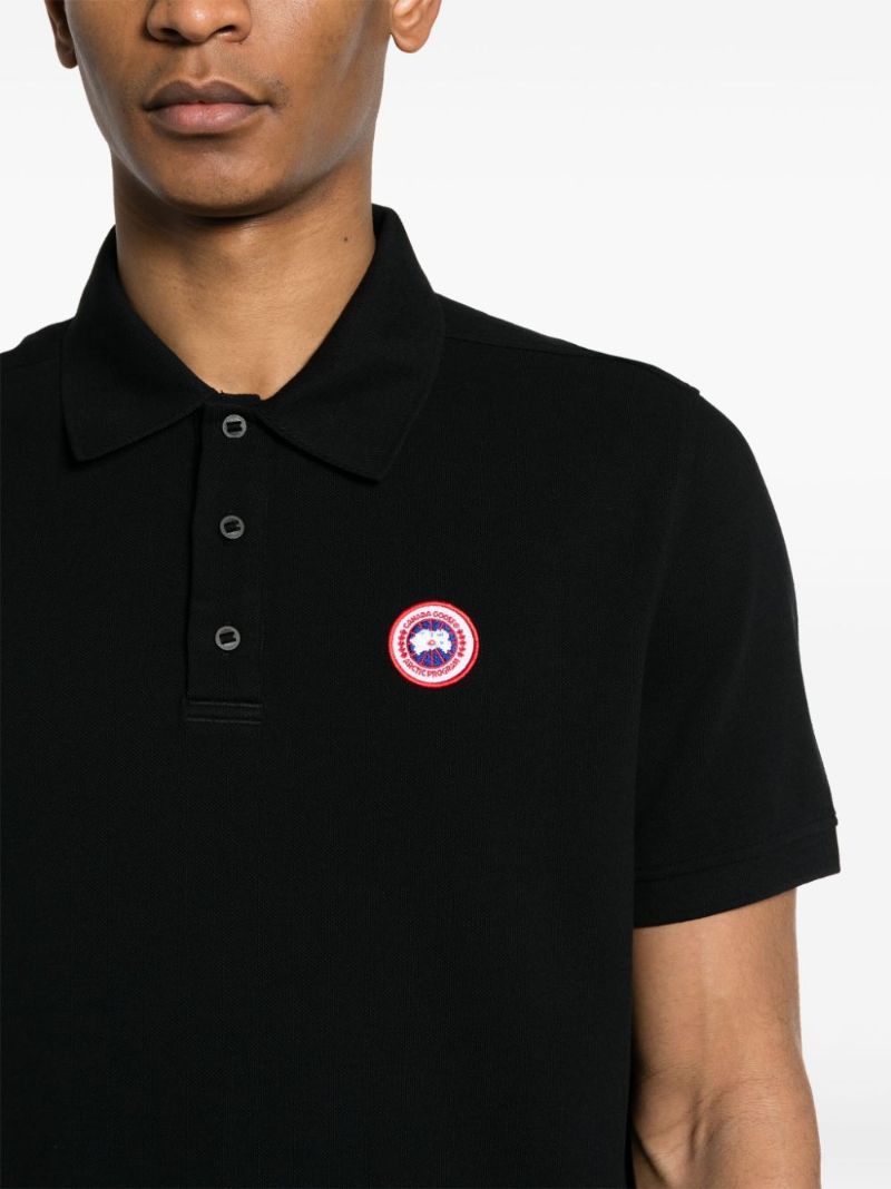 Black Beckley Cotton Polo Shirt