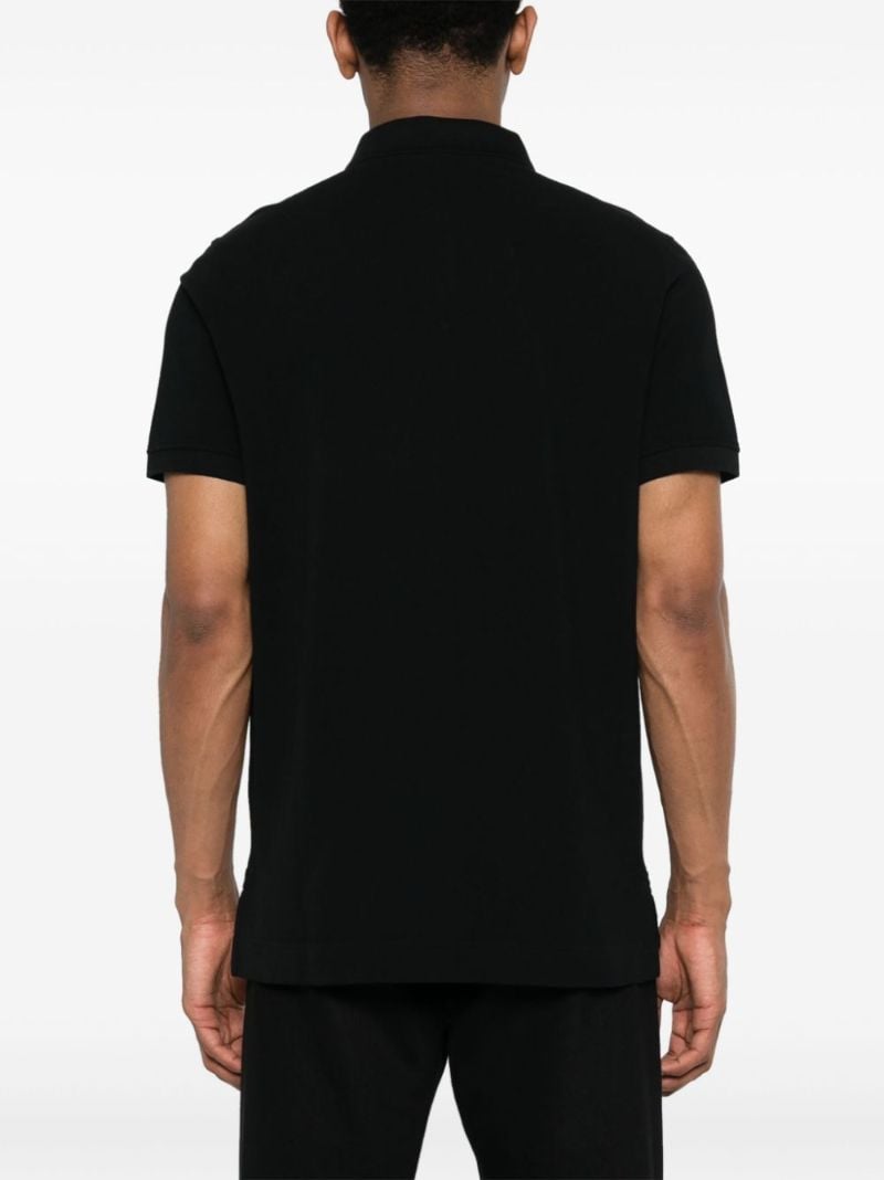 Black Beckley Cotton Polo Shirt