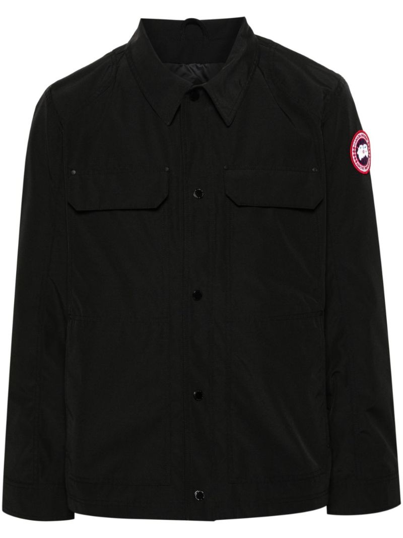Black Burnaby Chore Shirt Jacket