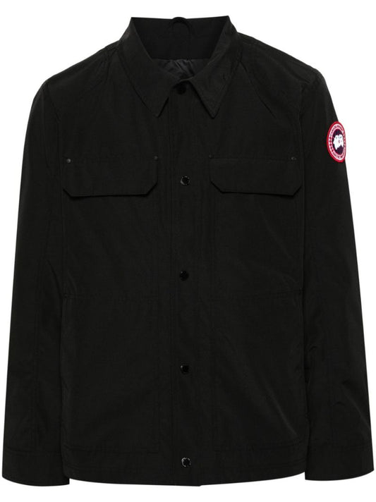 Black Burnaby Chore Shirt Jacket