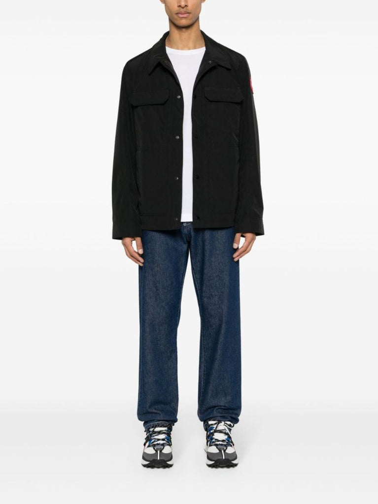 Black Burnaby Chore Shirt Jacket