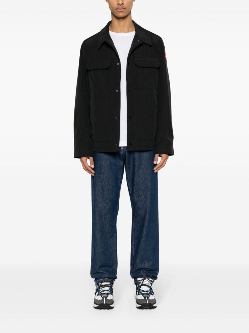 Black Burnaby Chore Shirt Jacket