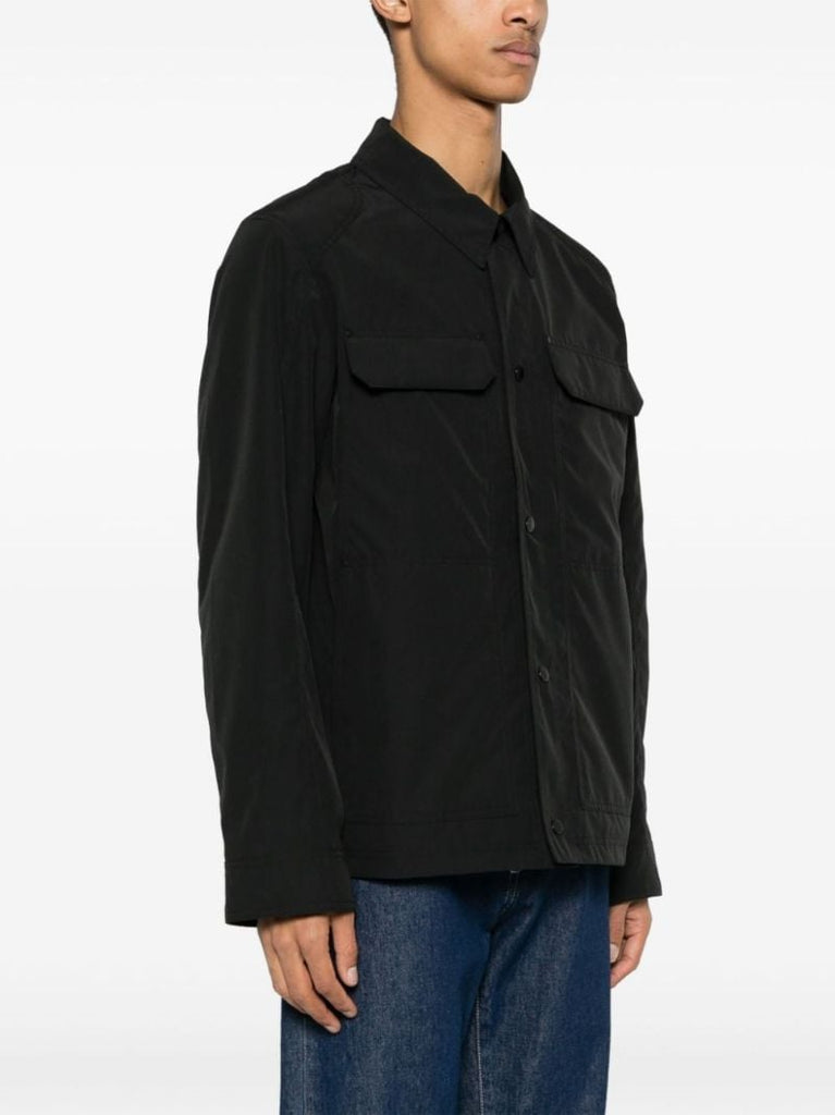 Black Burnaby Chore Shirt Jacket