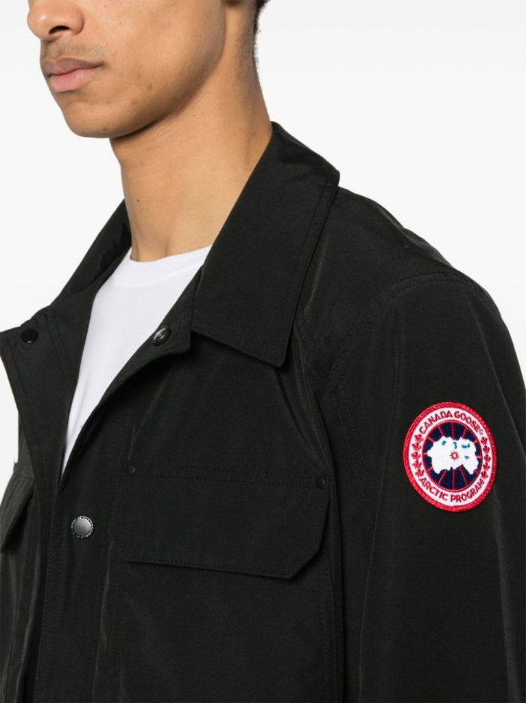 Black Burnaby Chore Shirt Jacket