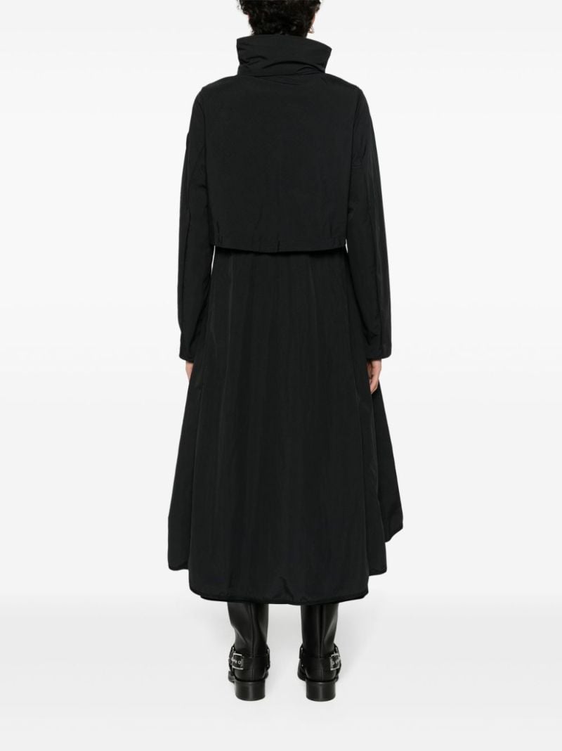 Black Sinclair Acclimaluxe Maxi Raincoat