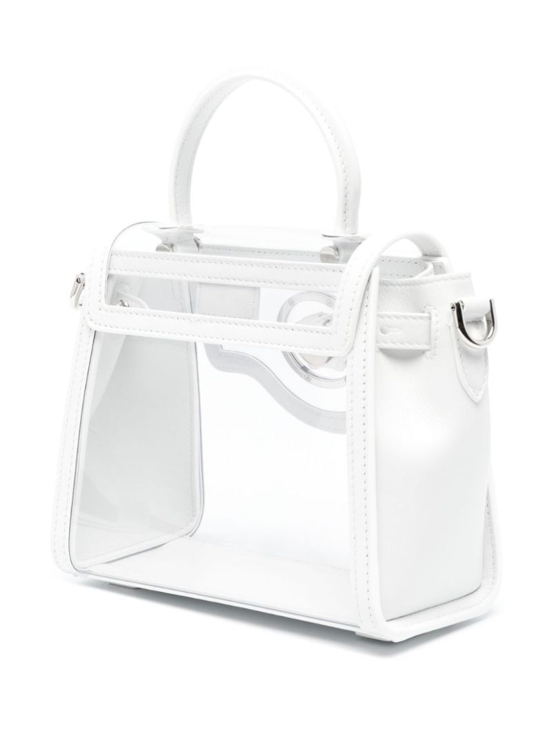 White La Medusa Transparent Tote Bag