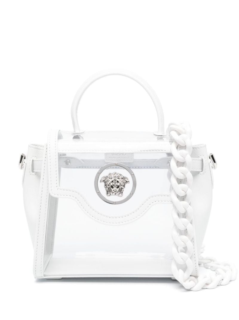 White La Medusa Transparent Tote Bag