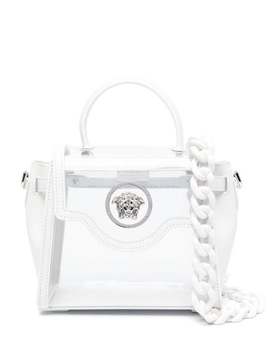 White La Medusa Transparent Tote Bag