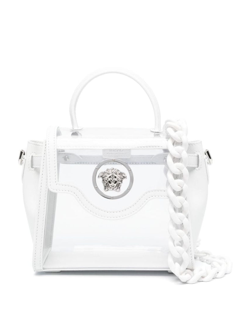 White La Medusa Transparent Tote Bag
