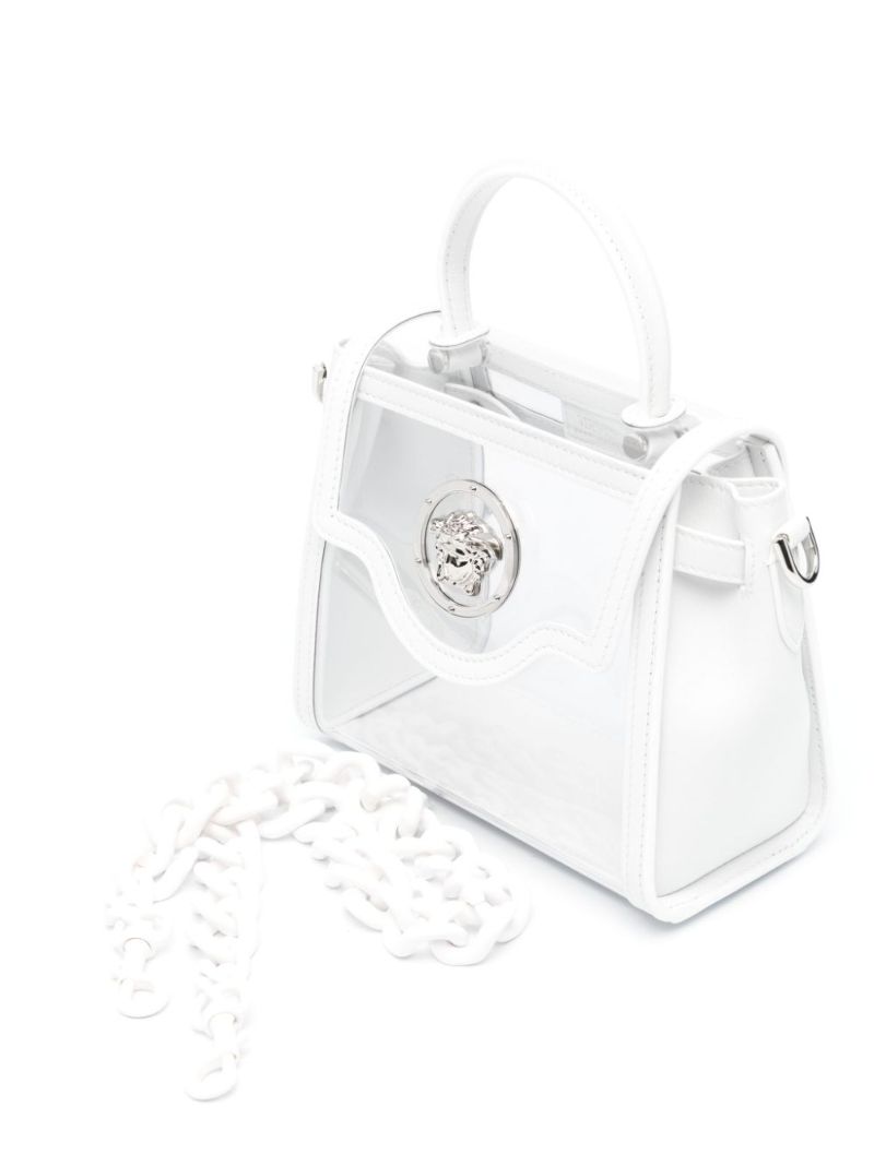 White La Medusa Transparent Tote Bag