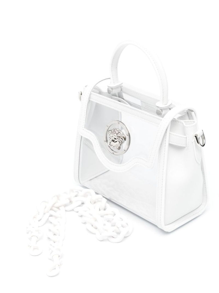 White La Medusa Transparent Tote Bag