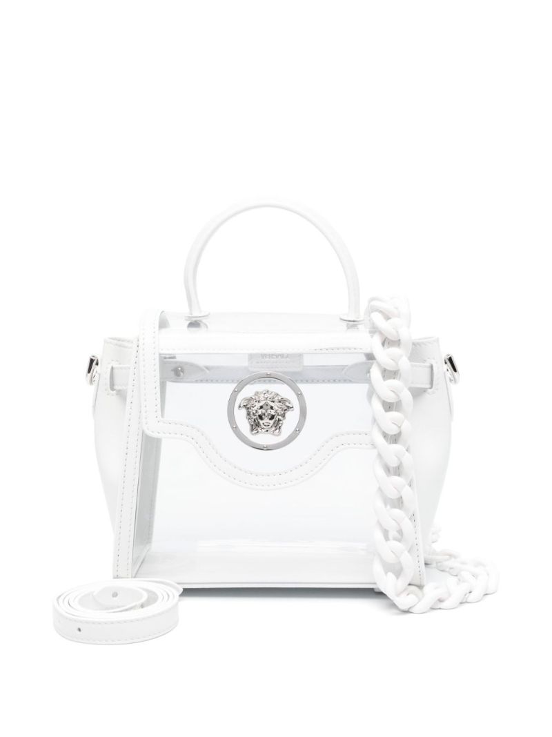 White La Medusa Transparent Tote Bag