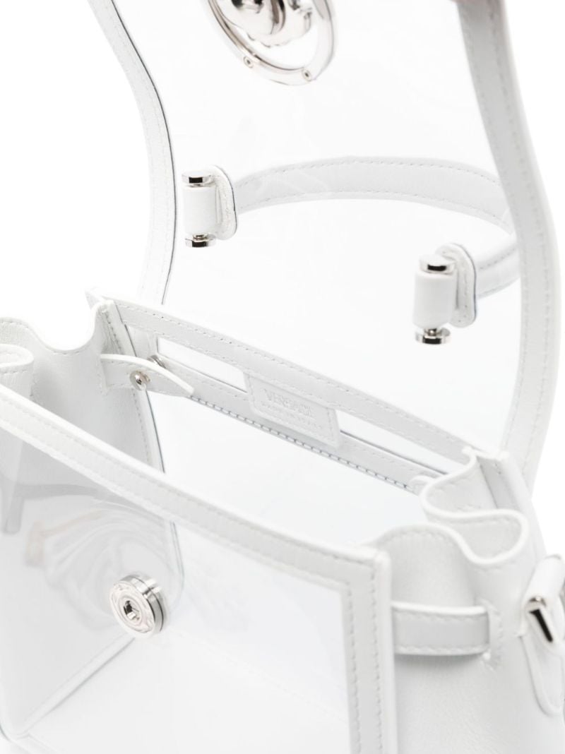 White La Medusa Transparent Tote Bag