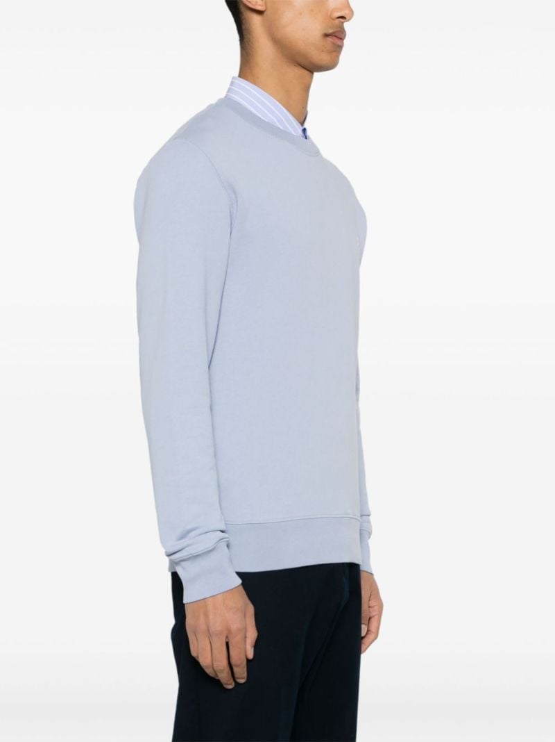 Blue Chillax Fox Cotton Sweatshirt