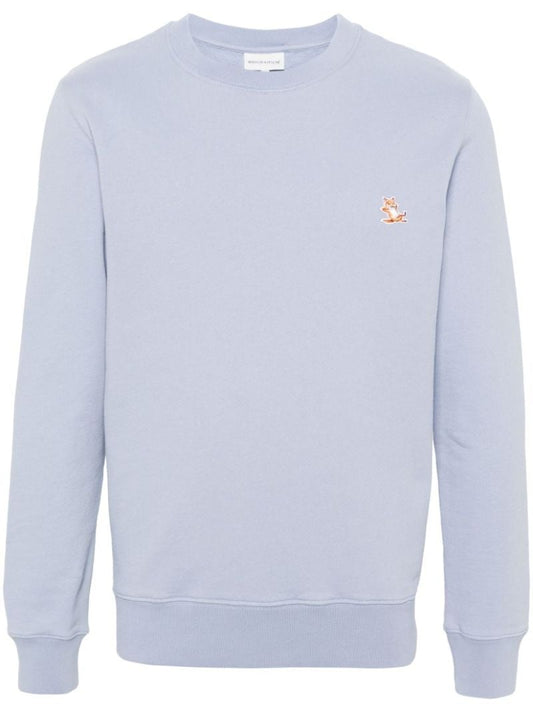 Blue Chillax Fox Cotton Sweatshirt