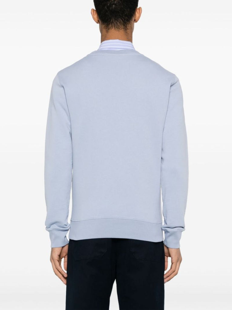Blue Chillax Fox Cotton Sweatshirt