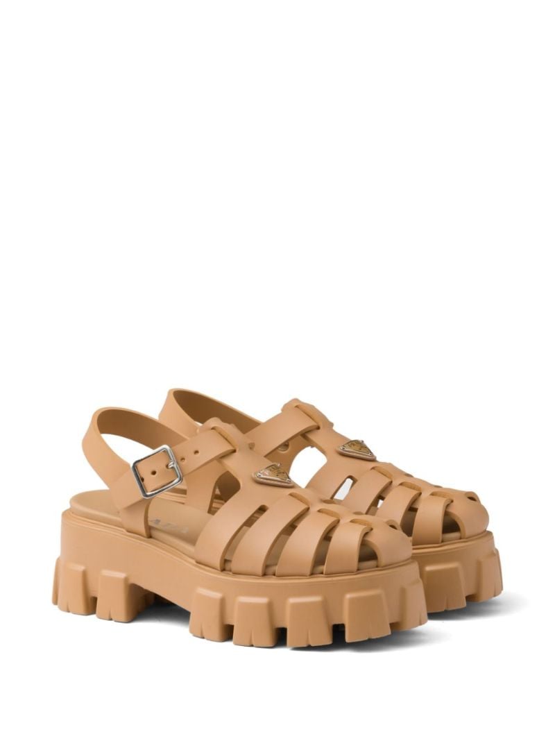 Brown 55 Monolith Sandals