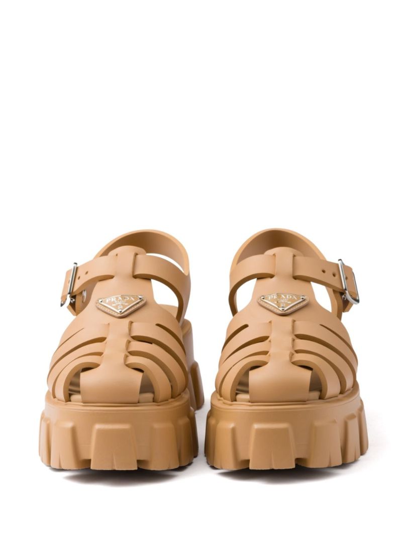 Brown 55 Monolith Sandals