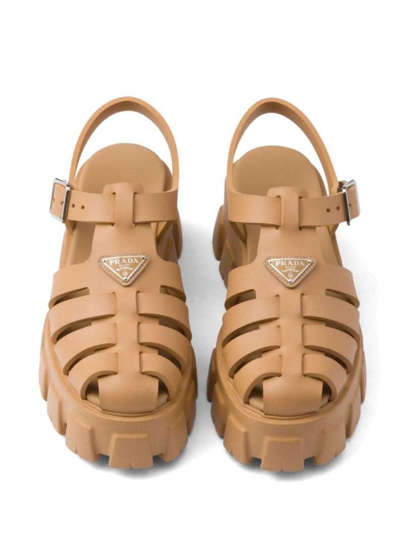Brown 55 Monolith Sandals