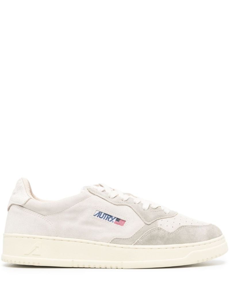 Grey Medalist Low Top Sneakers