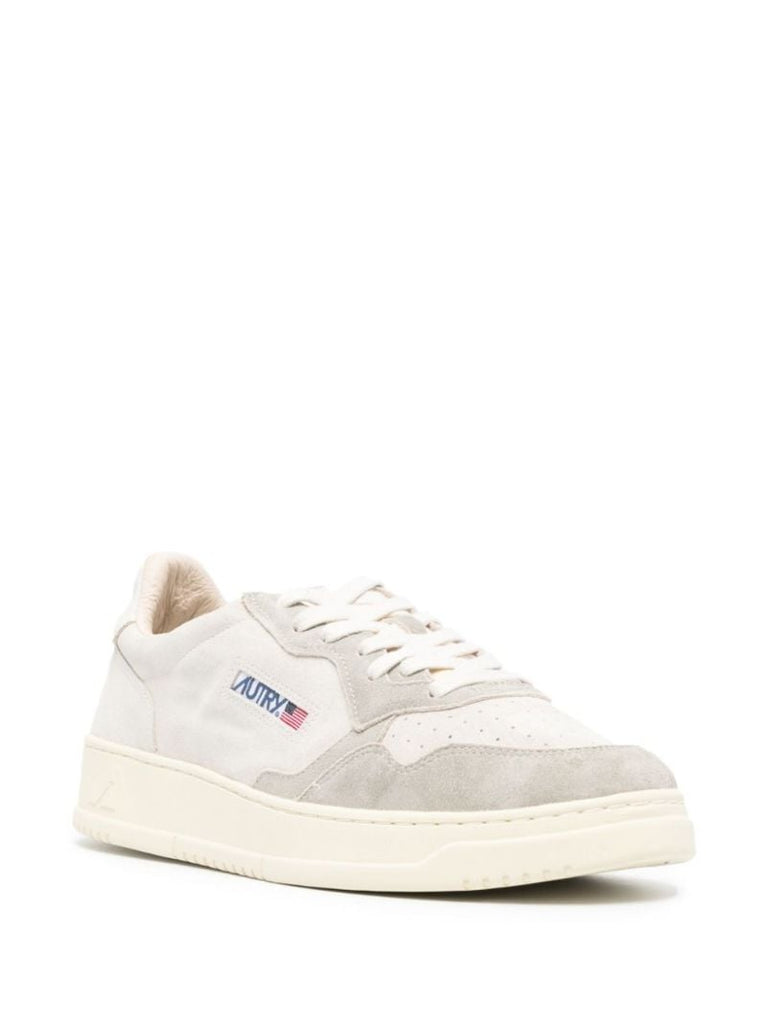 Grey Medalist Low Top Sneakers