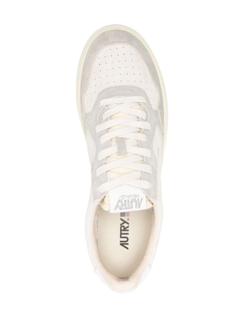 Grey Medalist Low Top Sneakers