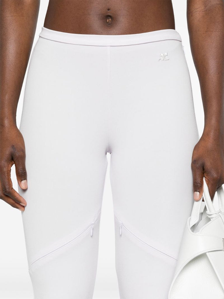 Purple Logo-appliquÃ_x0083_Â© Bootcut Trousers