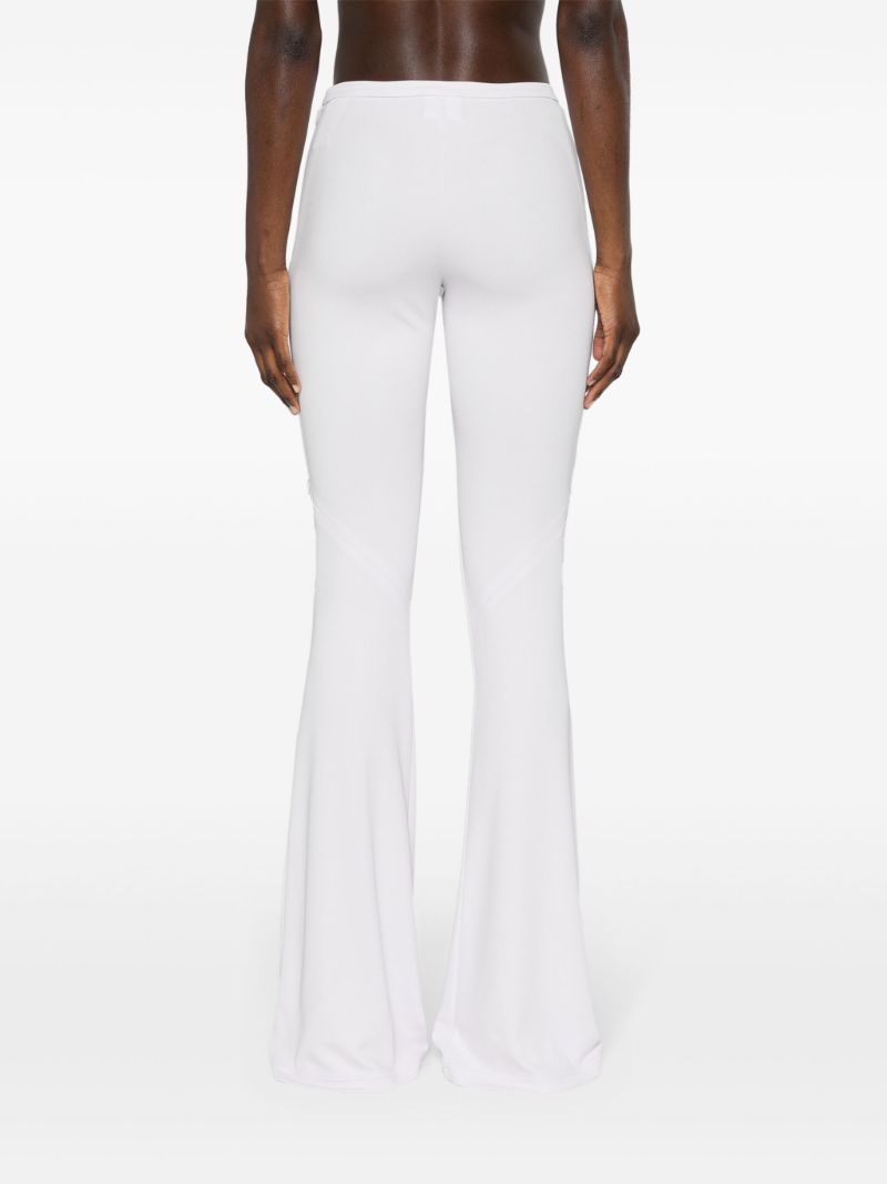 Purple Logo-appliquÃ_x0083_Â© Bootcut Trousers