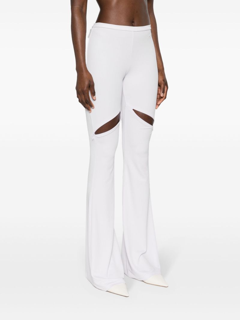 Purple Logo-appliquÃ_x0083_Â© Bootcut Trousers