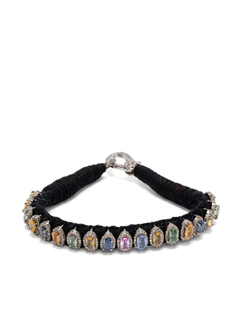 Sterling Silver Sapphire Bracelet