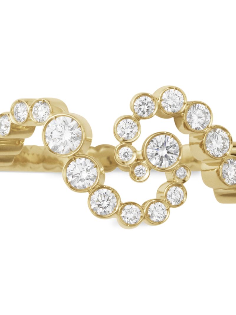 18kt Recycled Yellow Gold Ensemble De Ciel Diamond Ring