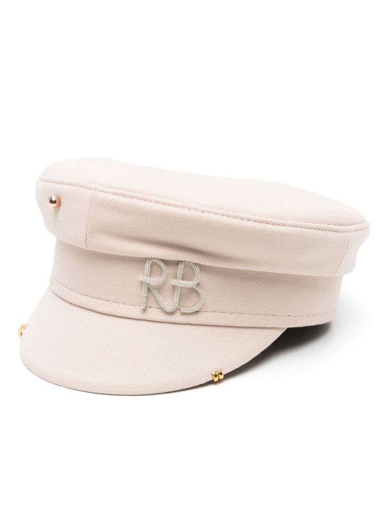 Neutral Monogram-appliquÃ_x0083_Â© Baker Boy Hat