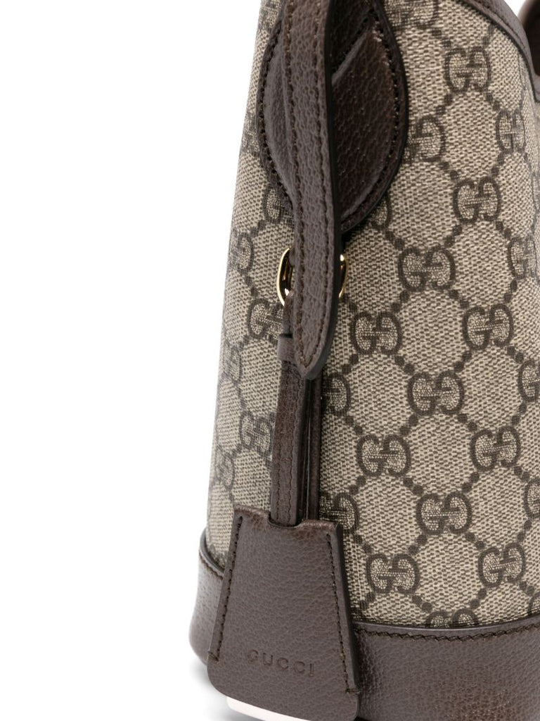 Brown Ophidia Gg Small Shoulder Bag