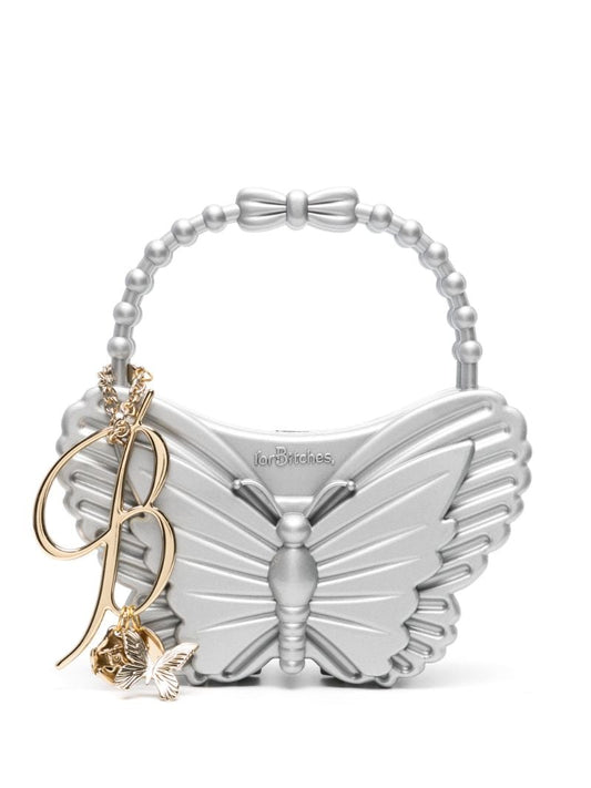 X Forbitches Silver-tone Butterfly Tote Bag