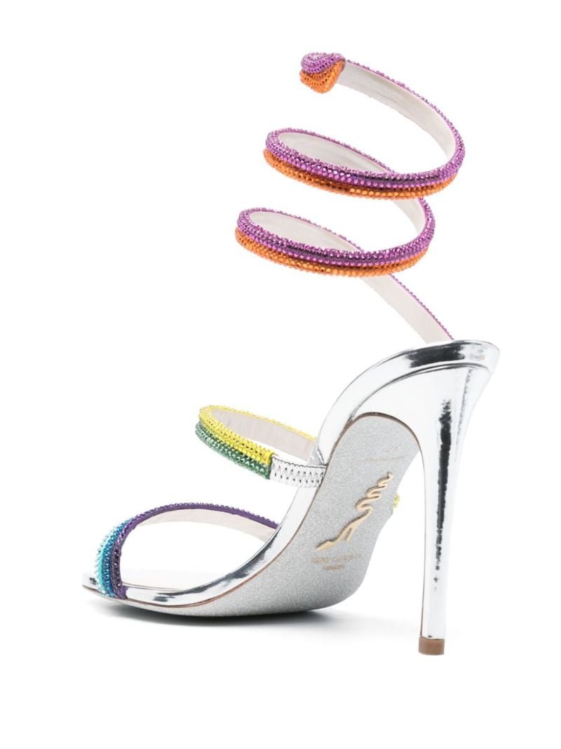 Multicolour Rainbow 105 Crystal-embellished Sandals