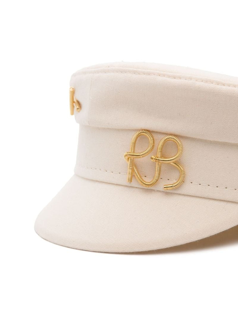 Neutral Monogram-appliquÃ_x0083_Â© Baker Boy Hat
