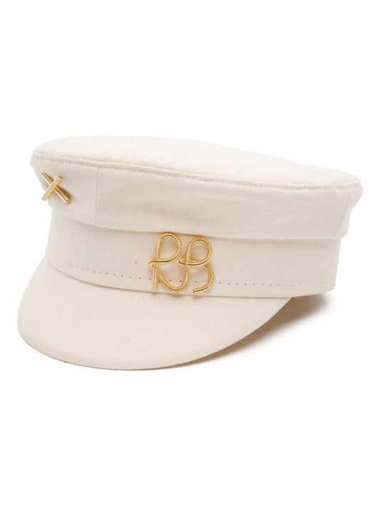 Neutral Monogram-appliquÃ_x0083_Â© Baker Boy Hat