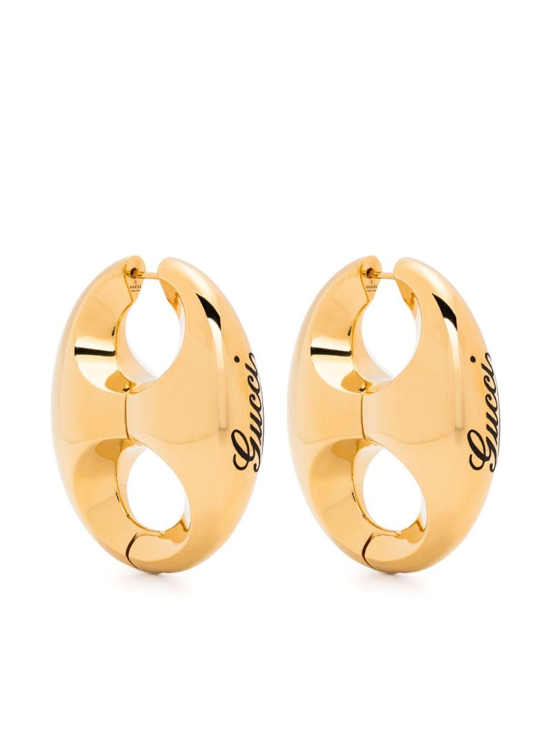 Gold-tone Marina Sculptured Drop Earrings