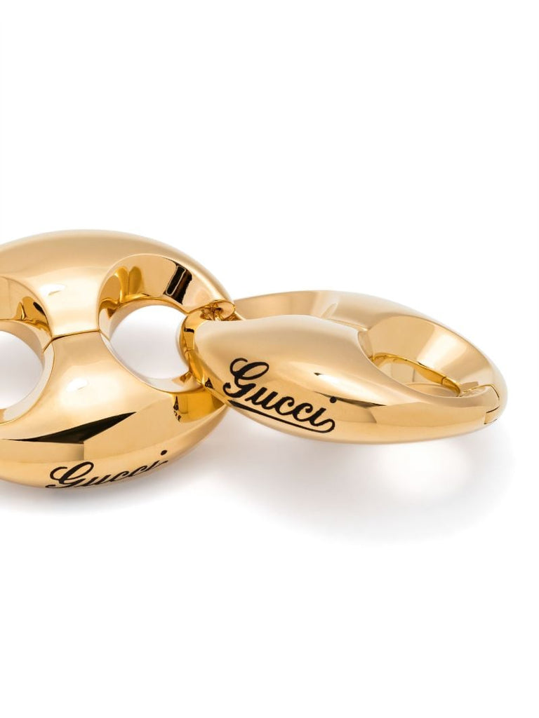 Gold-tone Marina Sculptured Drop Earrings