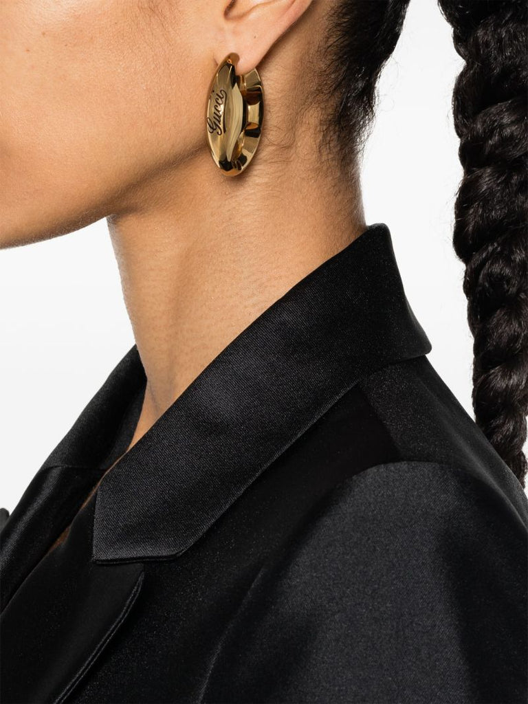 Gold-tone Marina Sculptured Drop Earrings
