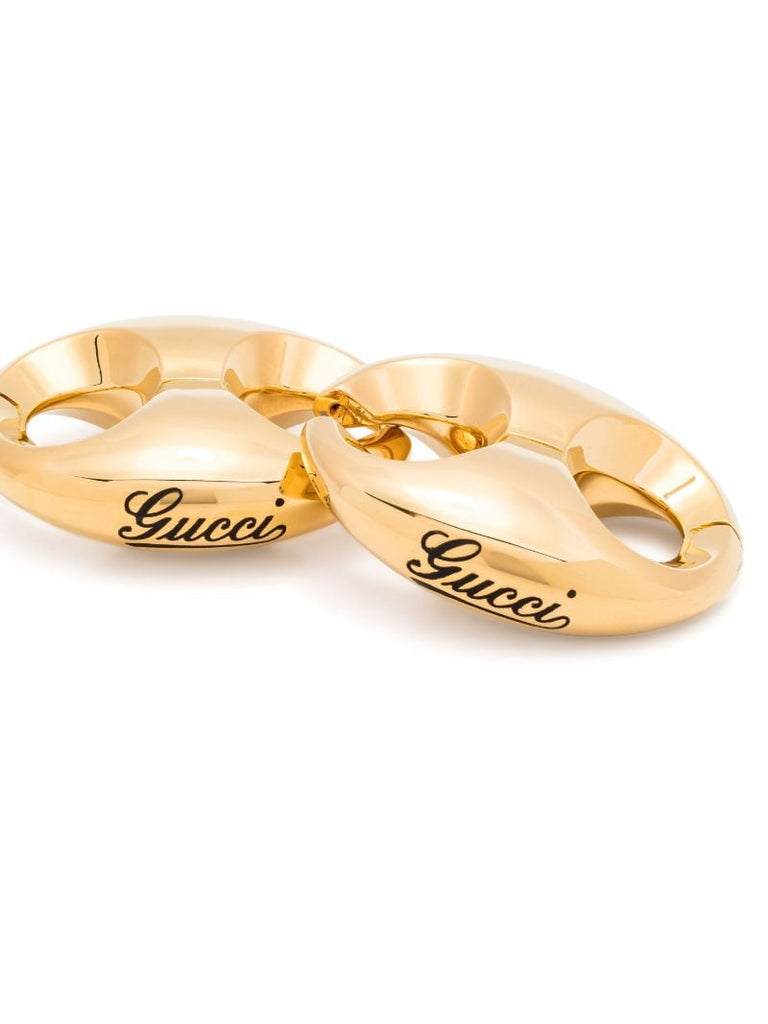 Gold-tone Marina Sculptured Drop Earrings