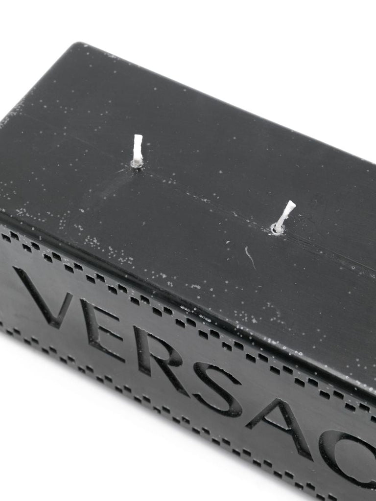 Black Logo Embossed Candle