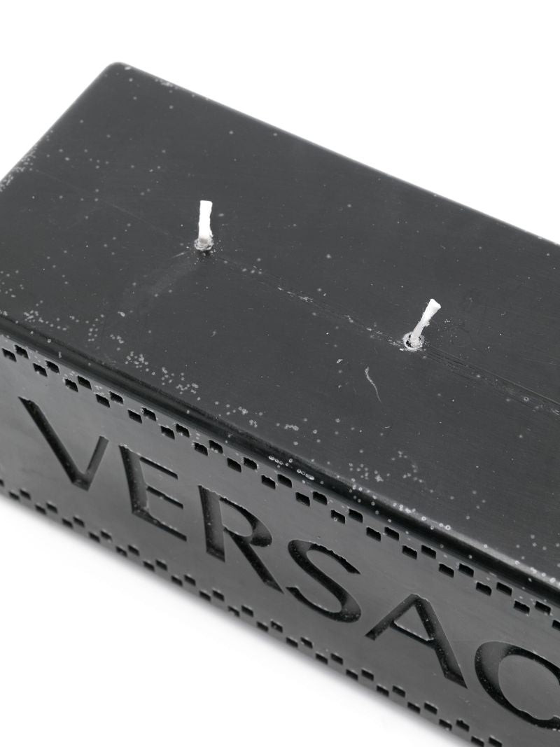 Black Logo Embossed Candle