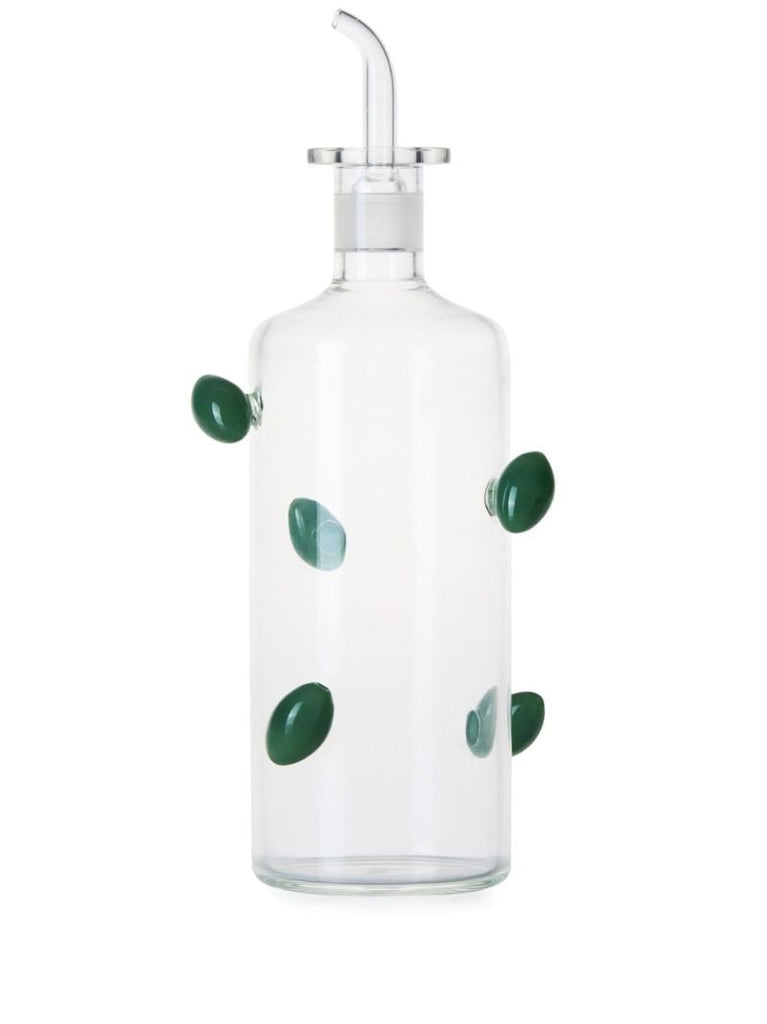 Clear the Olive Glass Bottle
